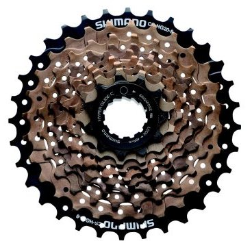 Фото Кассета велосипедная Shimano Acera 9х11-32Т черно-коричневая ACSHG209132 5-587686