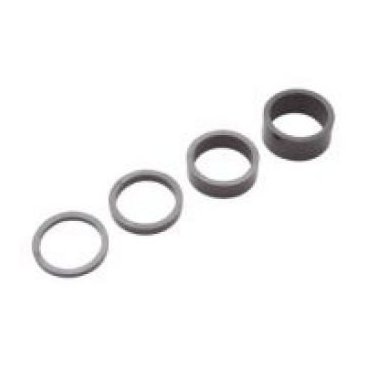 Фото Проставочные кольца PRO карбон, 1-1/8" набор: 3;5;10;15 мм, PRAC0004