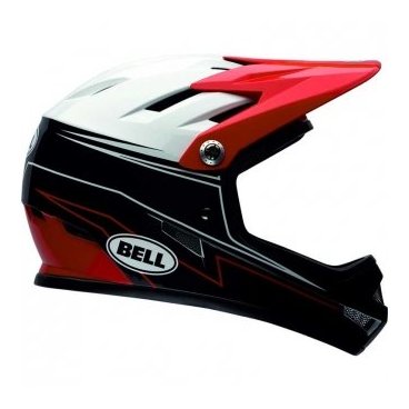 Велошлем Bell SANCTION grpht/rd line up, черный/красный/белый, BE7056507