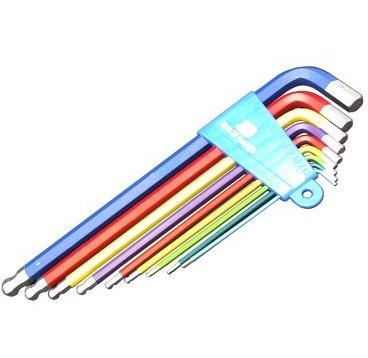 Фото Шестигранники BIKE HAND, 9 ключей, цветные, YC-623-9C