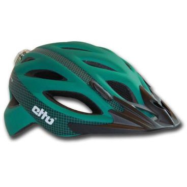 Фото Велошлем Etto City Safe, цвет зеленый (матовый) с логотипом"Etto", S/M (54-57см), 342105