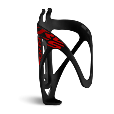 Флягодержатель на велосипед Kross Grid, черно-красный, пластик, T4CKZBI0062BKRD