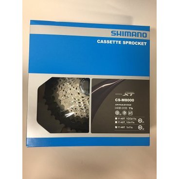 Кассета Shimano Deore XT M8000, 11 скоростей, 11-13-15-17-19-21-24-28-32-37-46, ICSM8000146