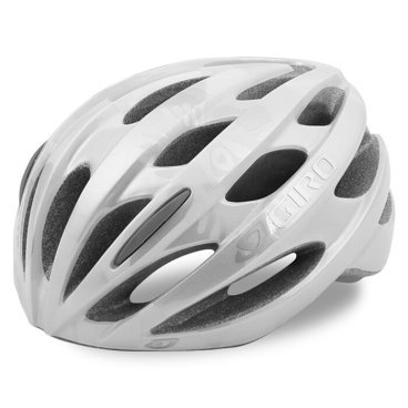 Велошлем Giro TRINITY, глянцевый серебряный/белый, GI7075623
