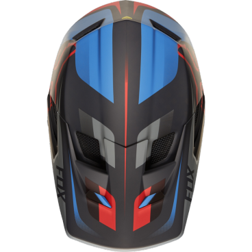 Козырек к шлему Fox Rampage Pro Carbon Seca Visor, черно-серо-красный, пластик, 20301-096-OS