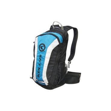 Велосипедный рюкзак KELLYS EXPLORE, объем 20 л, влагостойкий полиэстер, молния YKK, черный/синий, FKE92473