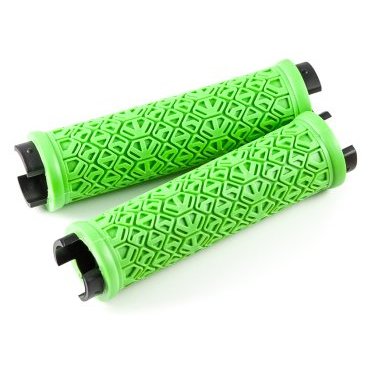 Грипсы велосипедные Colt Bumps, зеленый, без фиксаторов, PRO-C558EP-11