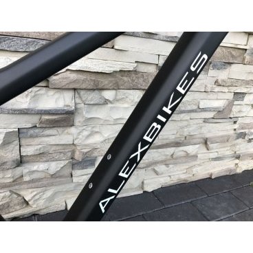 Рама велосипедная Alexbikes Aero для фэтбайка, карбон, Размер L (20"), черный, Frame Aero 20