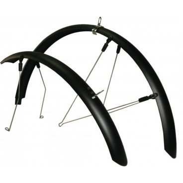 Крылья для велосипеда  Merida CROSSWAY 100, ширина 50 мм, комплект, черные, 3101000271