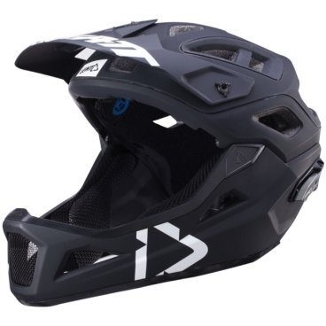Велошлем Leatt DBX 3.0 Enduro Helmet, черно-белый 2018, 1017110312