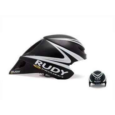 Велошлем Rudy Project CHRONO WINGSPAN BLACK/WHITE/SILV 2016, HL501961