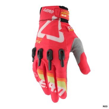 Фото Велоперчатки Leatt GPX 3.5 X-Flow Glove, красные, 2016, 6016000444