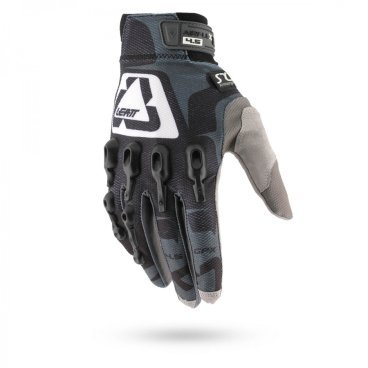 Фото Велоперчатки Leatt GPX 4.5 Lite Glove, черно-серо-белые, 2016, 6016000583