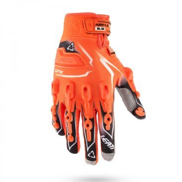 Фото Велоперчатки Leatt GPX 5.5 Lite Glove, оранжево-черно-белые, 2016, 6016000624