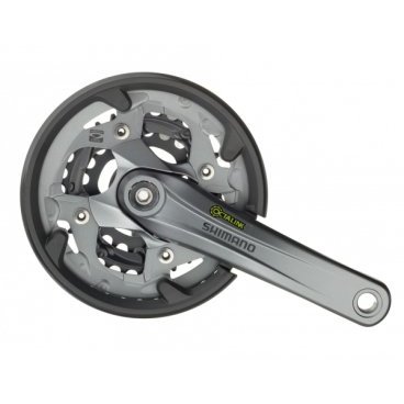 Фото Система шатунов велосипедная Shimano Alivio FC-M4000, стандарт Octalink, для привода 9 скоростей, 170 мм, EFCM4000C002C