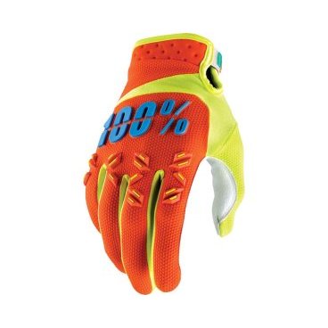 Велоперчатки 100% Airmatic Glove, оранжевый, 2017, 10004-006-11
