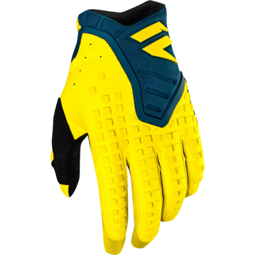 Фото Велоперчатки Shift Black Pro Glove, желто-синие, 2019, 21722-079-XL