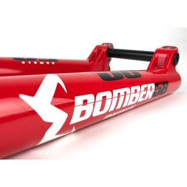 Вилка велосипедная Marzocchi Bomber Z1, 27,5", 170 мм, красная, 110 x 15 мм, 912-01-011