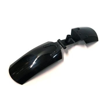 Фото Крыло NANDUN переднее 20", для фэтбайка, пластик, с крепежами, черное, SP-151  20" rear black