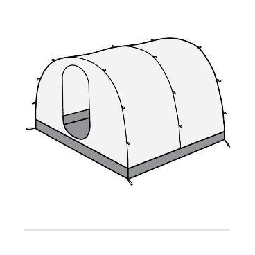 Жилой модуль для палатки RED FOX Team Fox 2, 4600/светлый бежевый