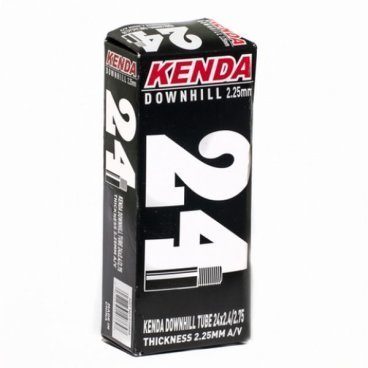 Велокамера KENDA 24''x2.40-2.75, Downhill, стенка 2,25 мм, a/v, 512684