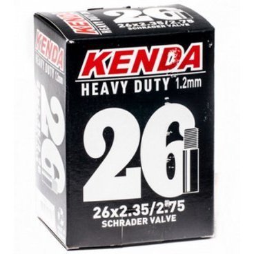Велокамера KENDA 26''x2.35-2.75, Extreme, стенка 1.20 мм, a/v, 512685
