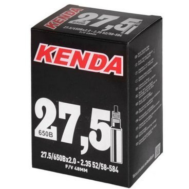 Камера велосипедная KENDA 27.5''x2.0-2.35, f/v-48 mm, с наполнителем от проколов, 518918