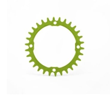 Фото Звезда велосипедная Garbaruk 104 BCD, передняя, Round, 30T, зеленый, 5907441516891