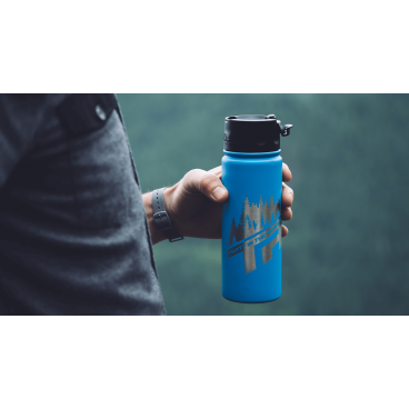 Термофляга TBC - Fifty/Fifty Stainless Water Bottle, 540 мл, TR Blue, 01.19.01.0021