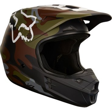 Фото Велошлем Fox V1 Camo Helmet, Green Camo, 20761-031