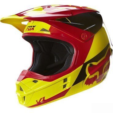 Велошлем Fox V1 Mako Helmet, Yellow, 16003-005