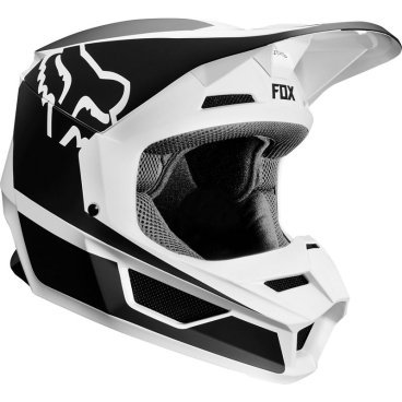 Фото Велошлем Fox V1 Przm Helmet, Black/White, 21773-018