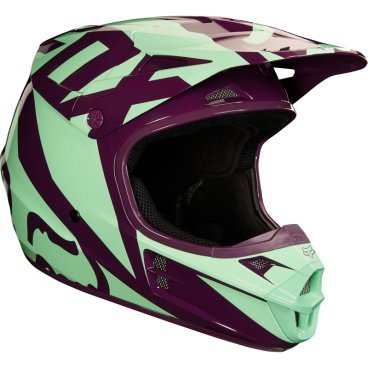 Велошлем Fox V1 Race Helmet, Green, 2018, 19532-004