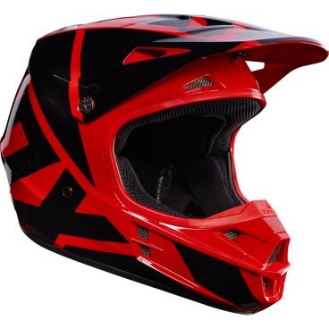 Фото Велошлем Fox V1 Race Helmet, Red, 2016, 17344-003