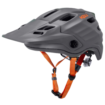 Шлем велосипедный KALI MAYA2.0 ENDURO/MTB, LDL, CF+, 12 отверстий, Mat Gry/Org, 02-20420127