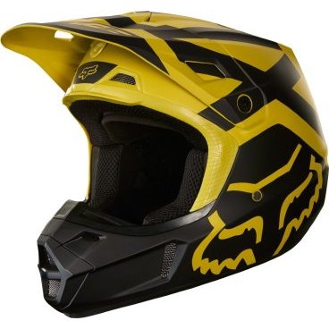 Велошлем Fox V2 Preme Helmet, Dark Yellow, 19528-547