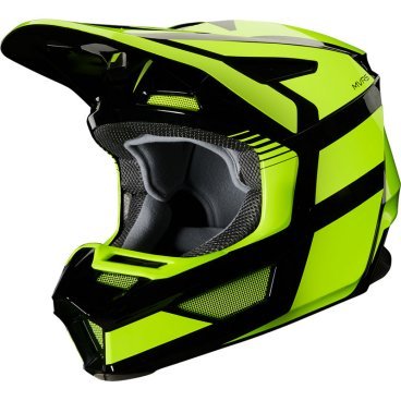 Велошлем Fox V2 Hayl Helmet, Flow Yellow, 23973-130
