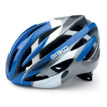 Велошлем BRIKO MUSTANG CARBON, blue silver, 013590 GV