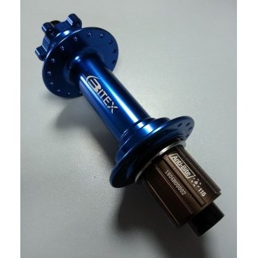 Фото Велосипедная втулка для фэтбайка Bitex , задняя, под кассету, синий, FB-MTR12-190Blue_ShimAL