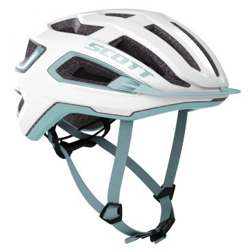 Шлем велосипедный Scott Arx (CE), бело-синий 2020, 275195-6520