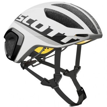 Шлем велосипедный Scott Centric PLUS, бело-черный 2020