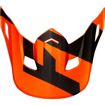 Козырек к велошлему Fox V2 Mastar Helmet Visor, пластик, Orange, 21301-009-OS
