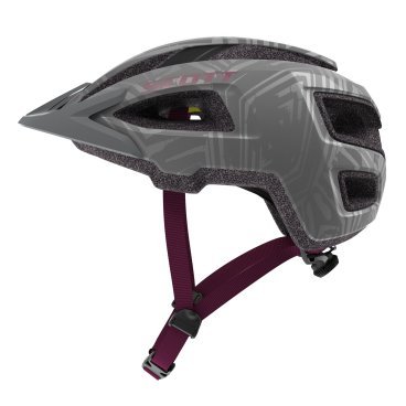 Шлем велосипедный SCOTT Groove Plus (CE), серо-фиолетовый 2020, 275208-6158