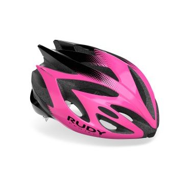 Велошлем Rudy Project RUSH Pink Fluo/Black Shiny 2020, HL570171