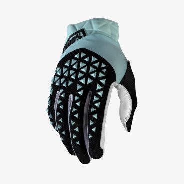 Велоперчатки 100% Airmatic Glove, Sky Blue/Black, 10012-323-13