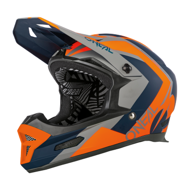 Шлем велосипедный O'Neal FURY Helmet HYBRID, blue/orange, 0499-834