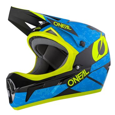 Шлем велосипедный O'Neal SONUS Helmet DEFT, blue/neon yellow, 0481-004