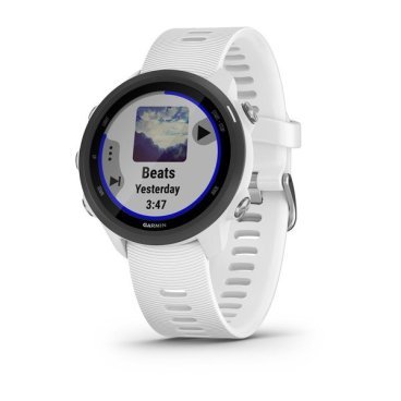 Смарт-часы Garmin Forerunner 245 Music, GPS, Wi-Fi, EU/PAC, Black/White, 010-02120-31