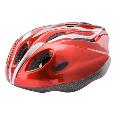 Фото Шлем велосипедный STELS MV11, out-mold, серо-красный, 600043