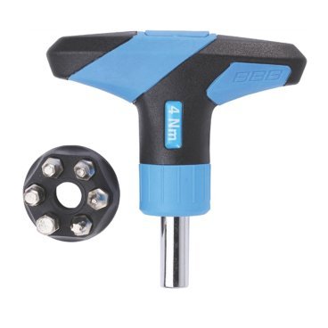Ключ динамометрический BBB torque tool TorqueFix preset 6nm torque tool, черно-синий, BTL-119